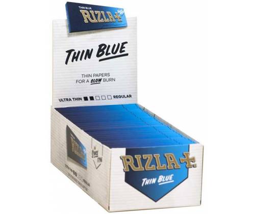 RIZLA Χαρτάκια - Μπλε 50φύλλα 50τεμ. - Τιμή: 25,00€