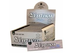Σέρτικο - Ελληνικά Χαρτάκια - Γκρι - King Size 50τεμ.