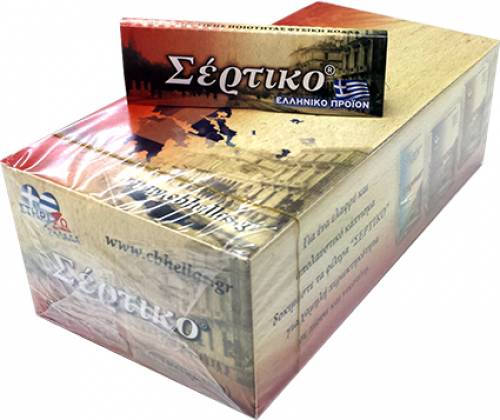 Σέρτικο - Ελληνικά Χαρτάκια - Κόκκινο 50τεμ. - Τιμή: 6,50€