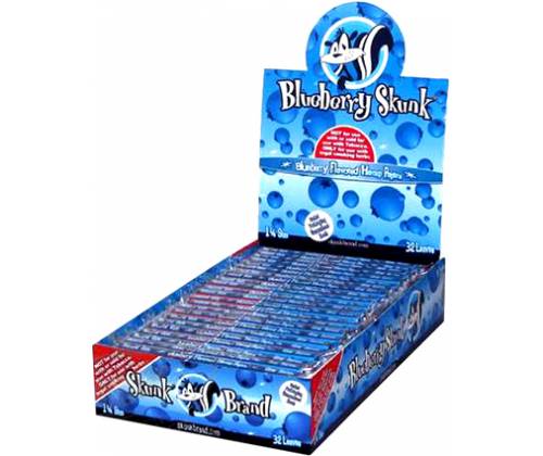 SkunK Αρωματικά Χαρτάκια - 1¼ - Blueberry 24τεμ. - Τιμή: 28,80€