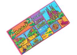 Slim Jim King Size Slim & Tips Rolling Papers with Disc and Grinder - Holidaze «Barcelona» Edition