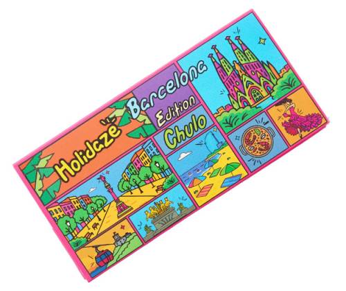 Slim Jim King Size Slim & Tips Rolling Papers with Disc and Grinder - Holidaze «Barcelona» Edition - Price: 5,90€