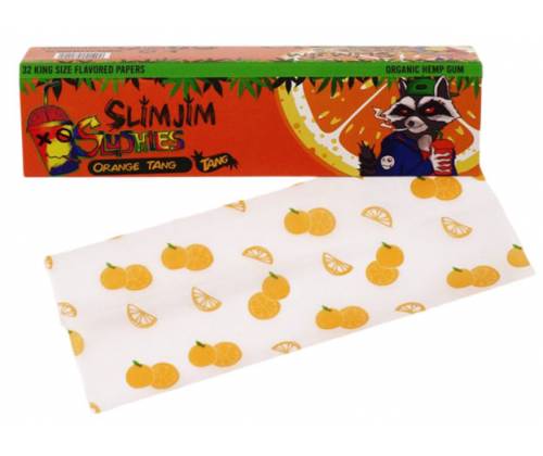 Slim Jim  Χαρτάκια King Size Slim 32φ. - Orange Tang - Τιμή: 1,10€