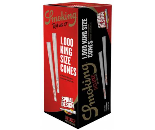 Κώνος Smoking Deluxe King Size - 1000τεμ - Τιμή: 90,00€