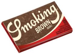 Smoking Χαρτάκια - Brown - Ακατέργαστο Double 120φ.