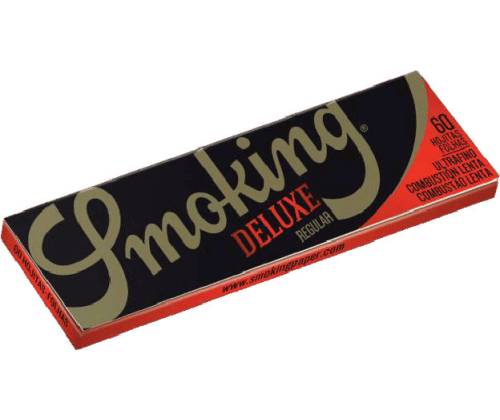 Smoking Χαρτάκια - Deluxe - Μαύρο - Τιμή: 0,25€
