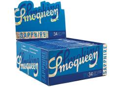 Smoking Papers Smoqueen Sapphire Blue - King Size Slim 50pcs.