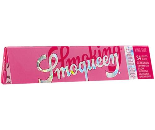 Smoking Χαρτάκια Smoqueen Ροζ - King Size Slim 50τεμ. - Τιμή: 35,00€