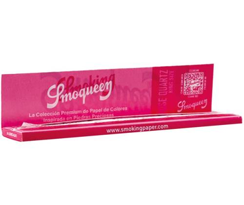 Smoking Χαρτάκια Smoqueen Ροζ - King Size Slim 50τεμ. - Τιμή: 35,00€