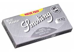 Smoking Χαρτάκια - Master 200φύλλα - Ασημί - 1¼