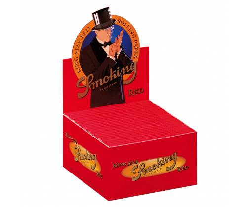 Smoking Rolling Papers - Red - King Size 50pcs -  Price: 26,29€