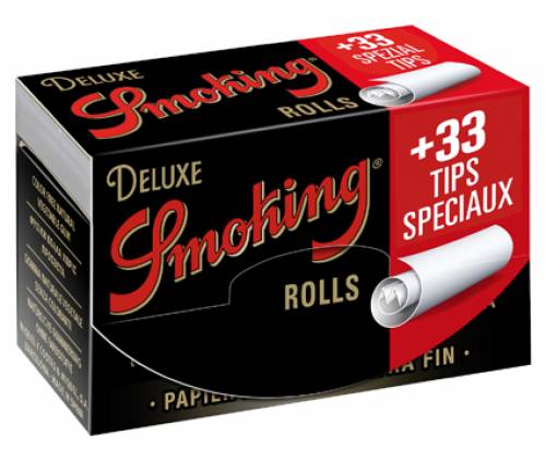 Smoking Rolls Ρολό Deluxe - 4 Μέτρα + Tips - Τιμή: 1,45€