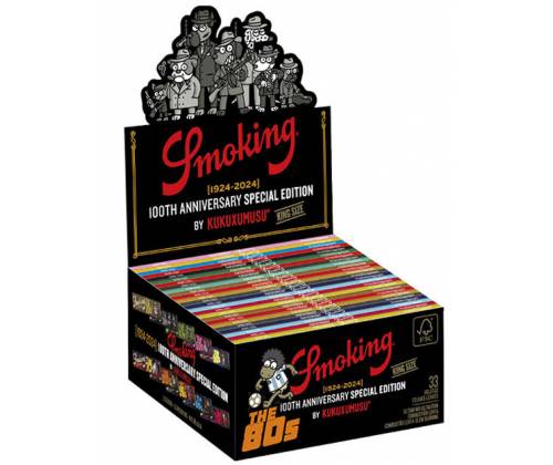 Smoking Χαρτάκια - Μαύρο 100th Anniversary Special Edition King Size - 10τεμ. - Τιμή: 8,90€