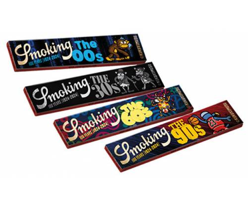 Smoking Χαρτάκια - Μαύρο 100th Anniversary Special Edition King Size - 10τεμ. - Τιμή: 8,90€