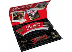 Smoking Χαρτάκια Deluxe Luxury Rolling Kit - Μαύρο King Size 33φ & Κωνικές Τζιβάνες