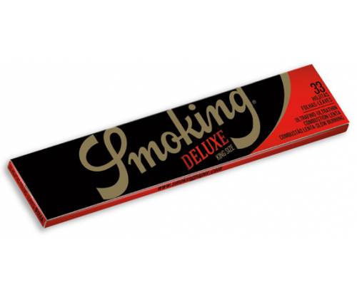 Smoking Χαρτάκια - Deluxe - Μαύρο - King Size - Τιμή: 0,55€