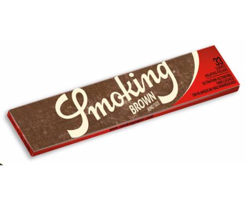 Smoking Χαρτάκια - Brown - Ακατέργαστο - King Size - Τιμή: 0,65€
