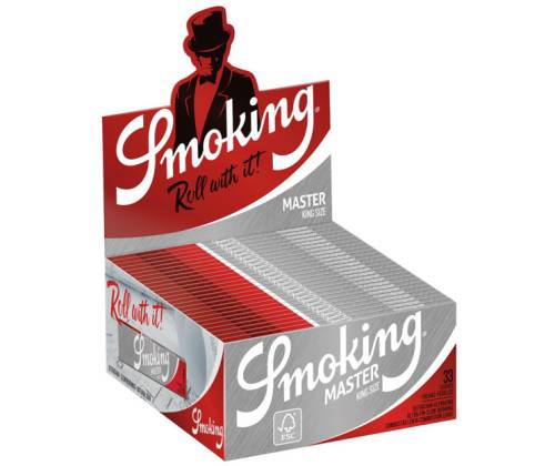Smoking Χαρτάκια - Master - Ασημί - King Size - Τιμή: 0,60€