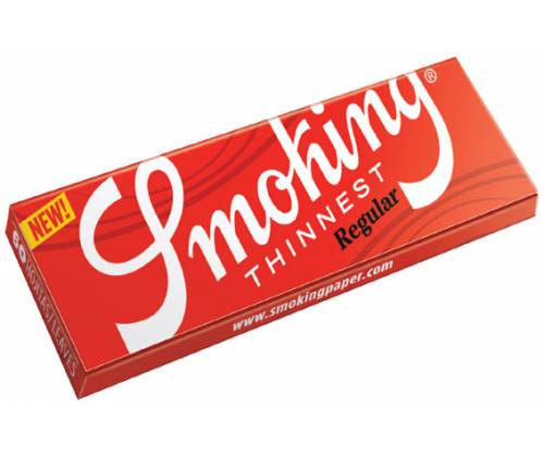 Smoking Χαρτάκια - Thinnest Red - Τιμή: 0,37€