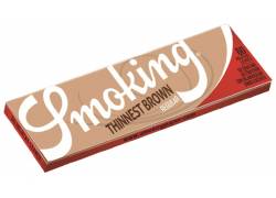 Smoking Χαρτάκια - Thinnest Brown - Ακατέργαστο - 50φ.