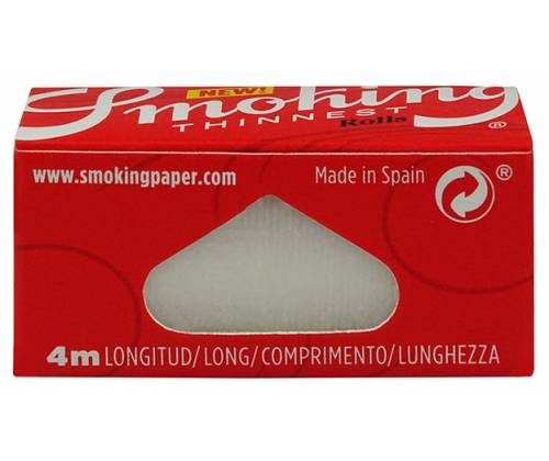 Smoking Rolls Ρολό Thinnest Red - 4 Μέτρα - Τιμή: 1,20€