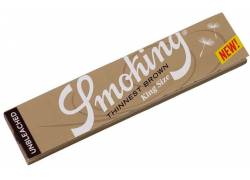 Smoking Χαρτάκια - Thinnest Brown - Ακατέργαστο - King Size Slim 33φ.
