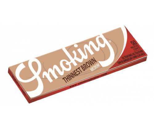 Smoking Χαρτάκια - Thinnest Brown - Ακατέργαστο - 1¼ 50φ. - Τιμή: 0,65€