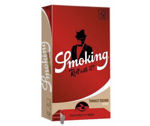 Smoking Χαρτάκια - Thinnest Brown - Ακατέργαστο - 1¼ 50φ. - Τιμή: 0,65€