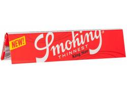 Smoking Χαρτάκια Thinnest Red - King Size 33φ.