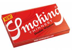 Smoking Χαρτάκια - Thinnest Red Regular Double 120φ.
