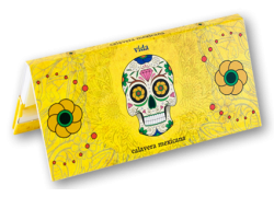 Snail Χαρτάκια - Mexican Sugar Skull Κίτρινο - Vida | Η Ζωή