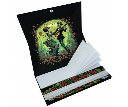 Snail Συλλεκτικά Χαρτάκια «Συλλογή Calavera» - Green Skull | KS Slim & Tips - Τιμή: 2,95€