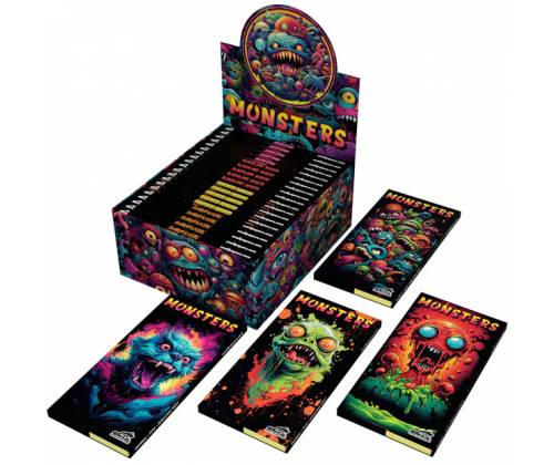 Snail Συλλεκτικά Χαρτάκια «Συλλογή Monsters» - Green | KS Slim & Tips - Τιμή: 2,95€