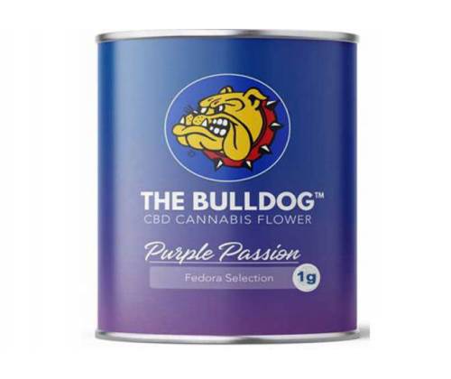 Ανθός Κάνναβης The Bulldog Amsterdam «Purple Passion» 1gr - 25% CBD - Τιμή: 6,90€