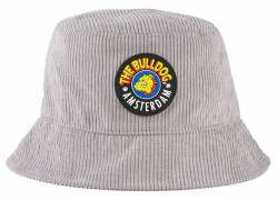 The Bulldog Amsterdam Καπέλο Bucket Badge Γκρι - Original Cap Grey