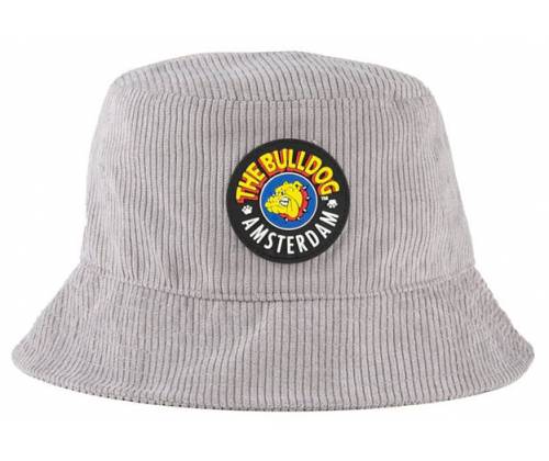 The Bulldog Amsterdam Καπέλο Bucket Badge Γκρι - Original Cap Grey - Τιμή: 22,90€