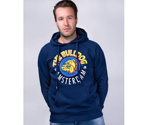 The Bulldog Amsterdam Φούτερ Original Hoodie Navy - Small -  Price: 49,90€