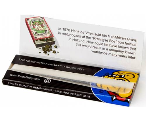 The Bulldog Χαρτάκια - Μαύρο - 1¼ 50τεμ. - Τιμή: 50,00€