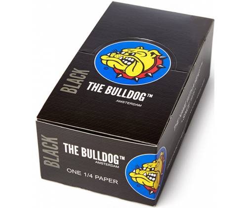 The Bulldog Χαρτάκια - Μαύρο - 1¼ 50τεμ. - Τιμή: 50,00€