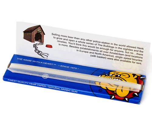 The Bulldog Χαρτάκια - Μπλε - King Size - Τιμή: 1,00€