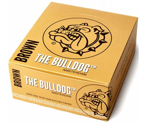 The Bulldog Χαρτάκια - Ακατέργαστο - King Size Slim - Τιμή: 1,20€
