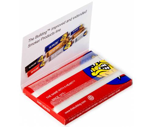 The Bulldog Χαρτάκια - Double - Κόκκινο - Τιμή: 1,00€