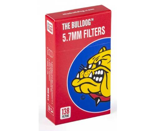 The Bulldog Φιλτράκια σε κουτί Μαύρο - Extra Slim 5.7mm - Τιμή: 1,50€