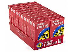 The Bulldog Φιλτράκια σε κουτί Κόκκινο - Extra Slim 5.7mm  20τεμ.