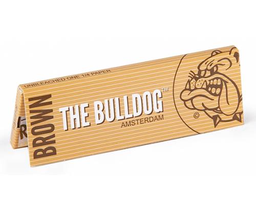 The Bulldog Χαρτάκια - Ακατέργαστο Brown 1¼ - Τιμή: 1,00€
