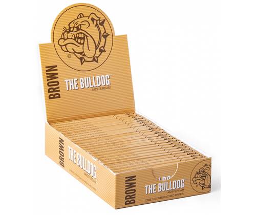 The Bulldog Χαρτάκια - Ακατέργαστο Brown 1¼ - Τιμή: 1,00€