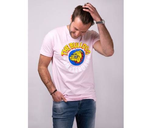 The Bulldog Amsterdam Μπλουζάκι Original T-shirt Pink - Small - Τιμή: 24,90€