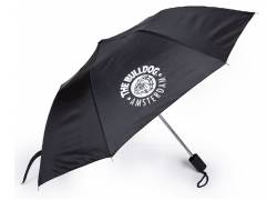 The Bulldog Amsterdam Umbrella Black Χειροκίνητη - Μαύρη