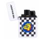 The Bulldog Amsterdam X-Zentas JetFlame Αντιανεμικός Αναπτήρας - Checkered (White) - Τιμή: 6,20€