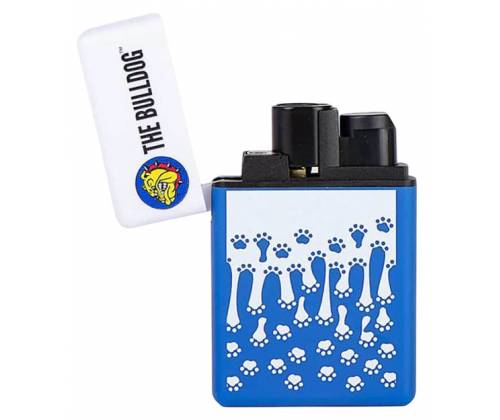 The Bulldog Amsterdam X-Zentas JetFlame Αντιανεμικός Αναπτήρας - Paw Drip (Blue) - Τιμή: 6,20€